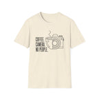 Coffee & Camera Fusion Art - T-Shirt