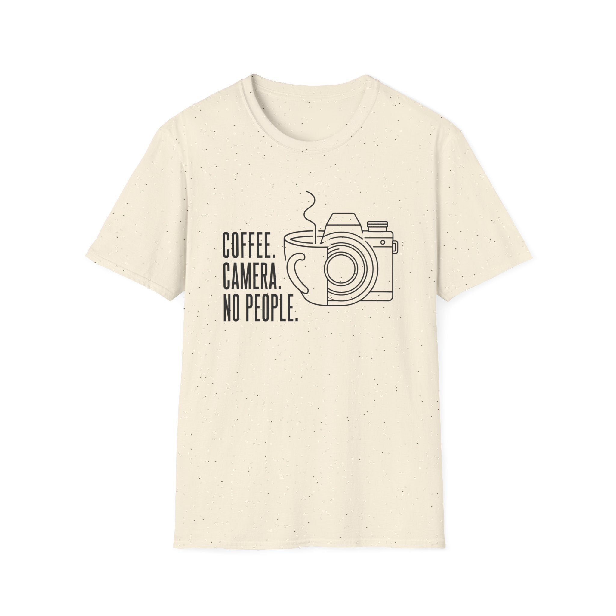Coffee & Camera Fusion Art - T-Shirt