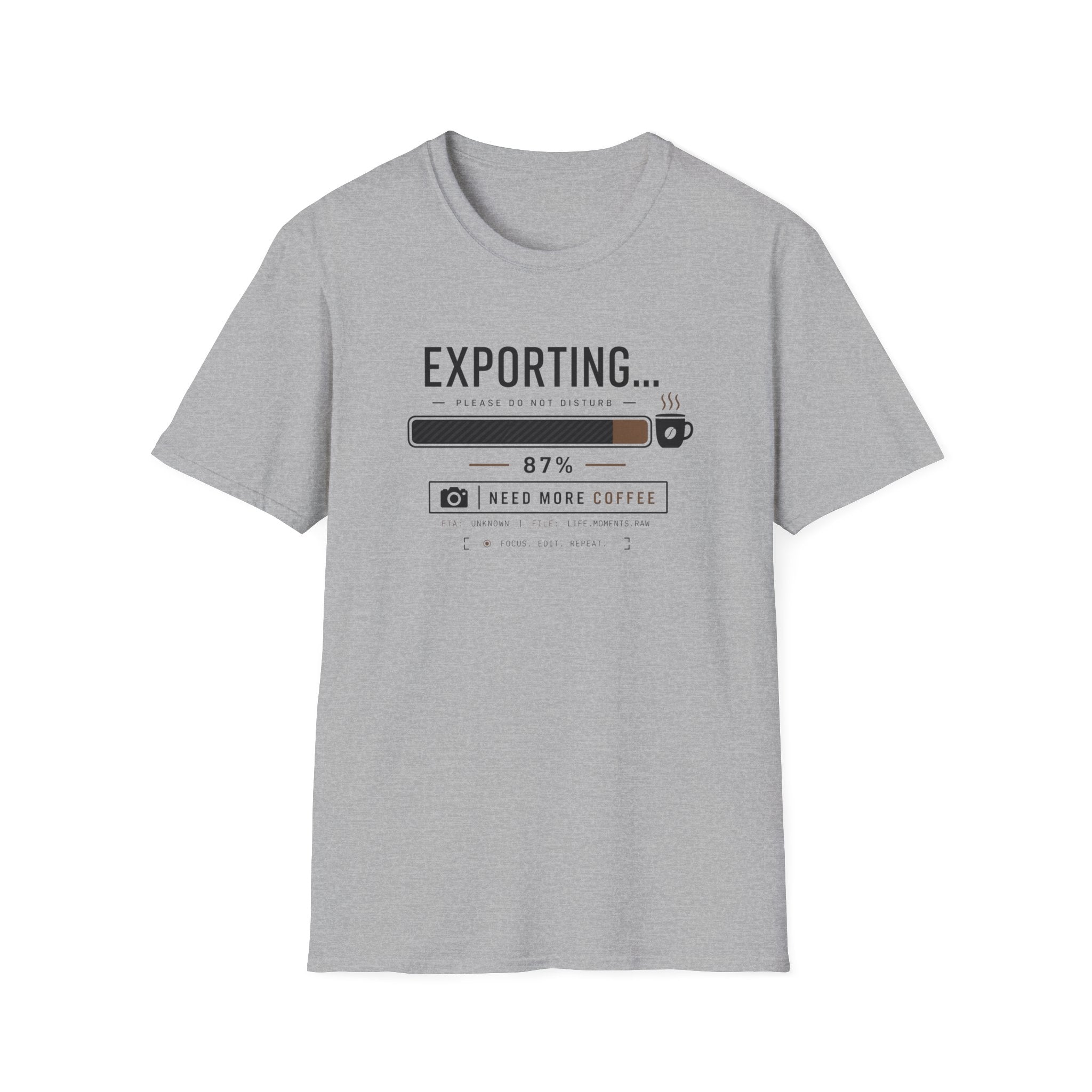 Exporting Need More Coffee 2 T-Shirt