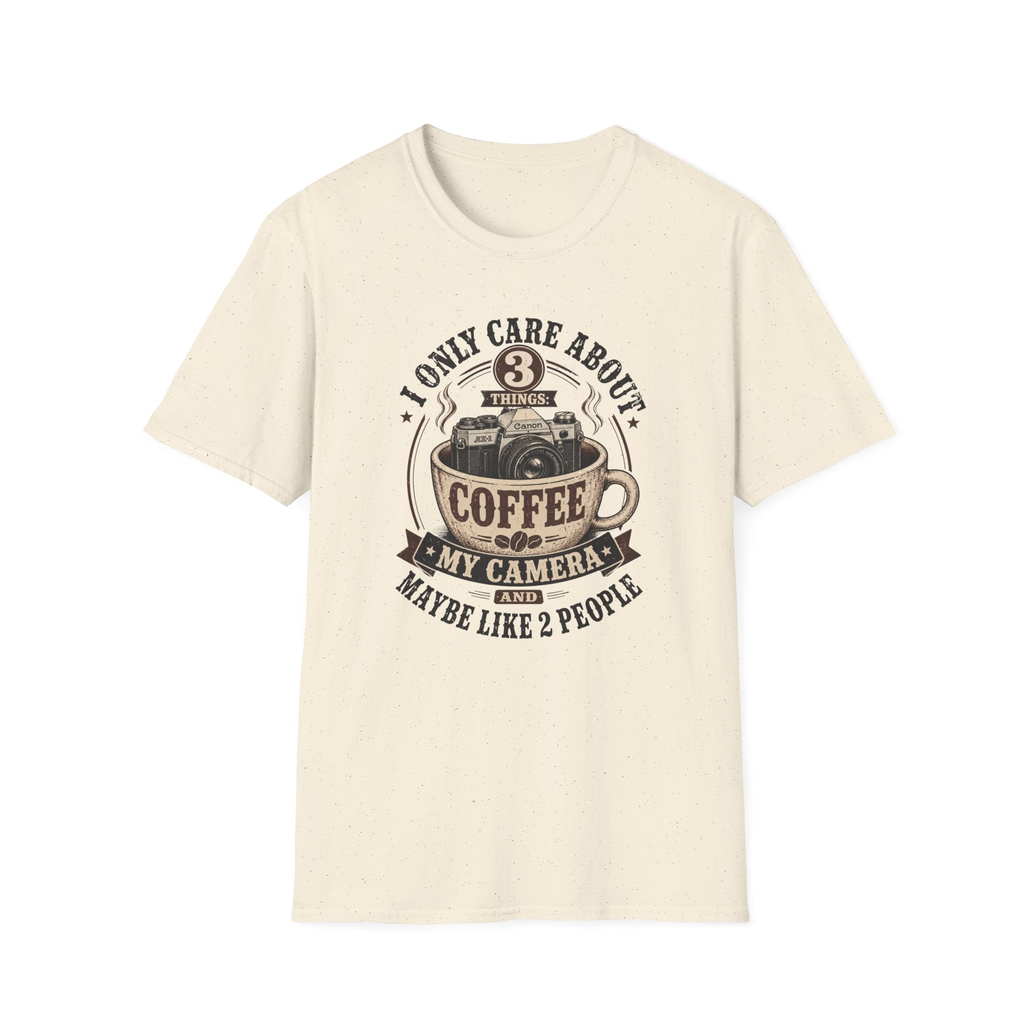 I Only Care About Coffee & Cameras T-Shirt