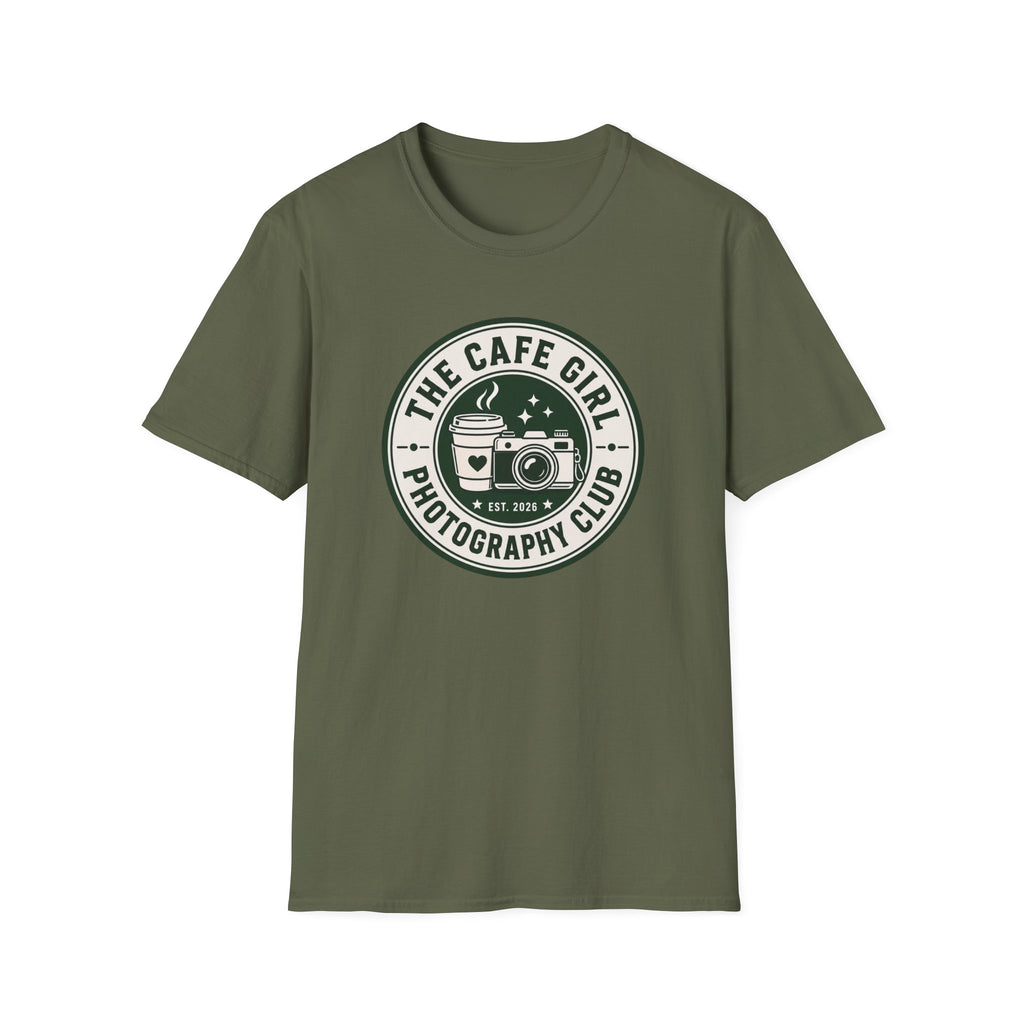 The Cafe Girl Photography Club T-shirt