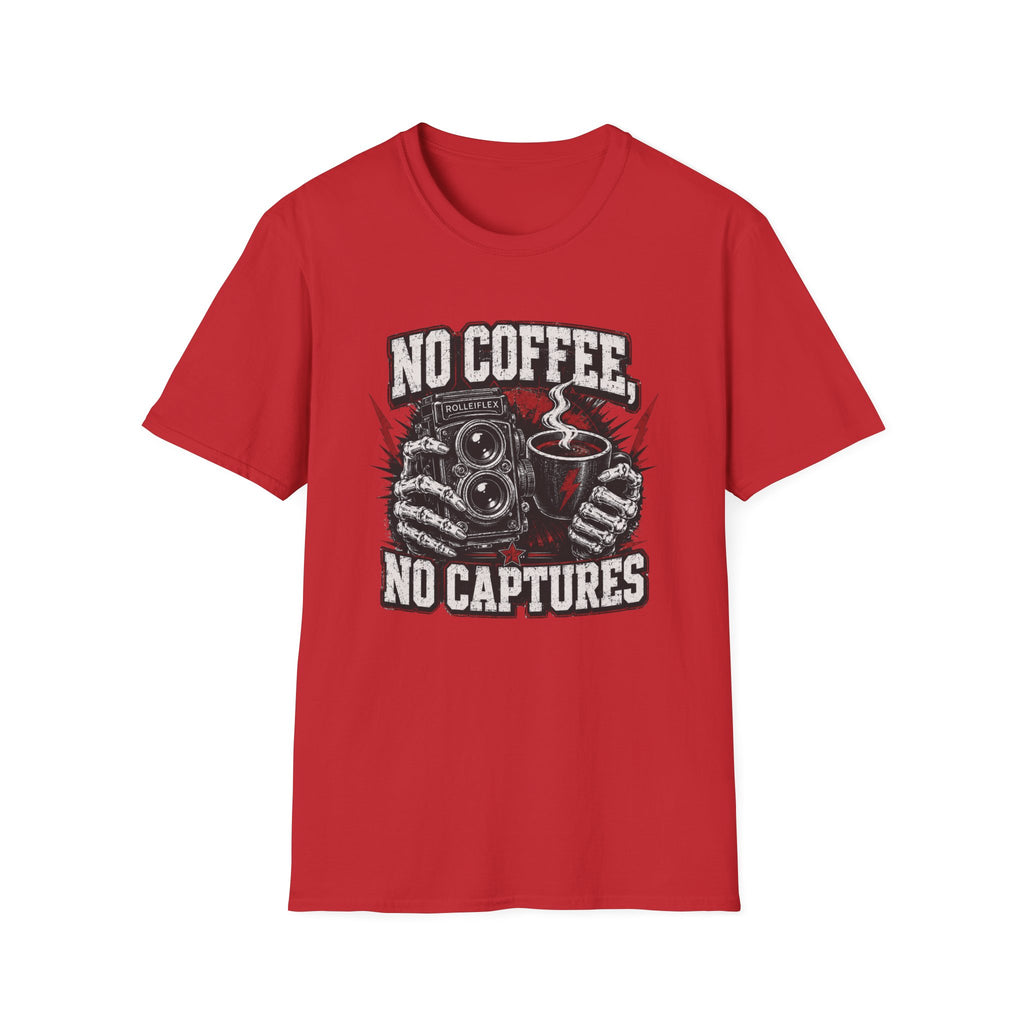 No Coffee, No Captures T-Shirt