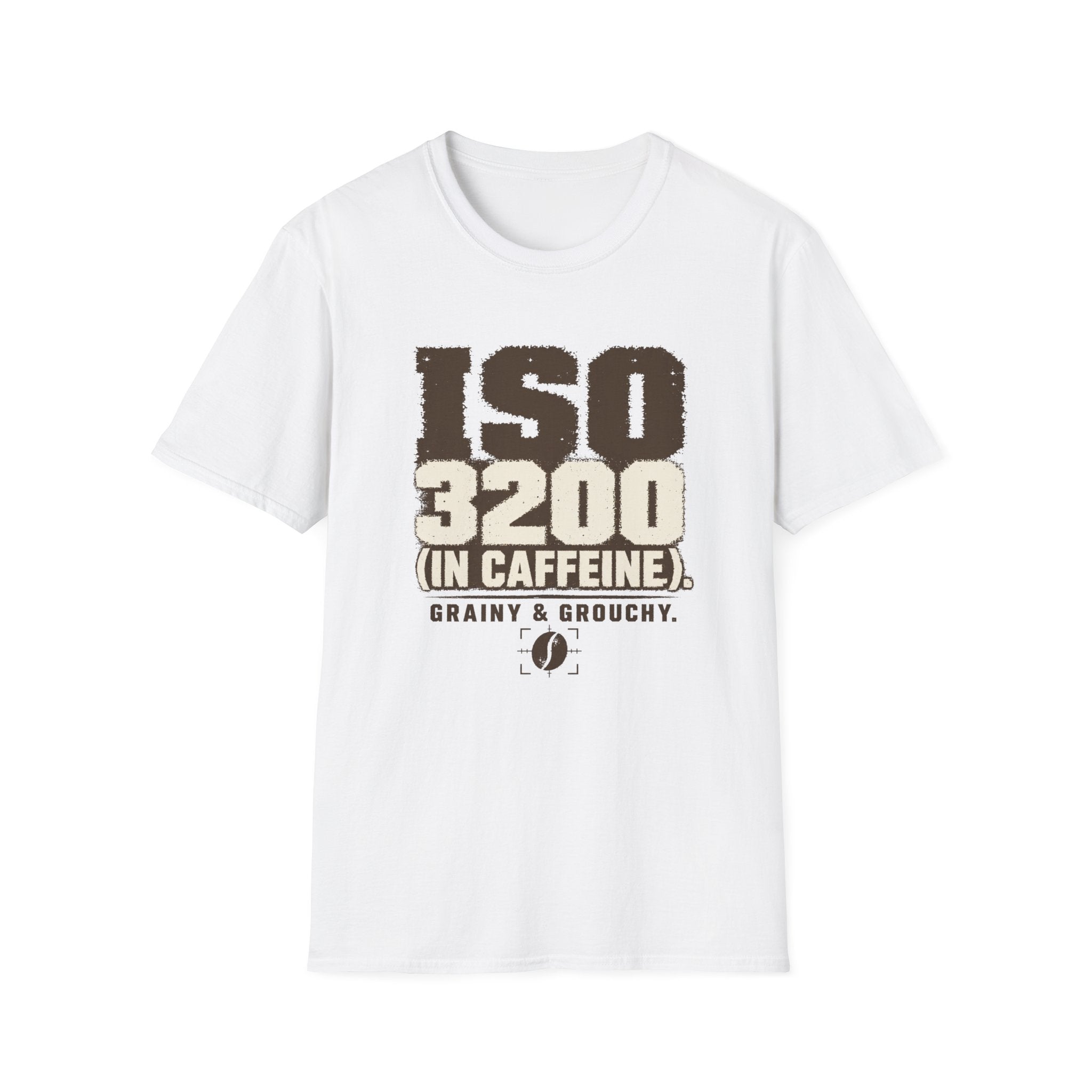 ISO 3200 in Caffeine T-Shirt