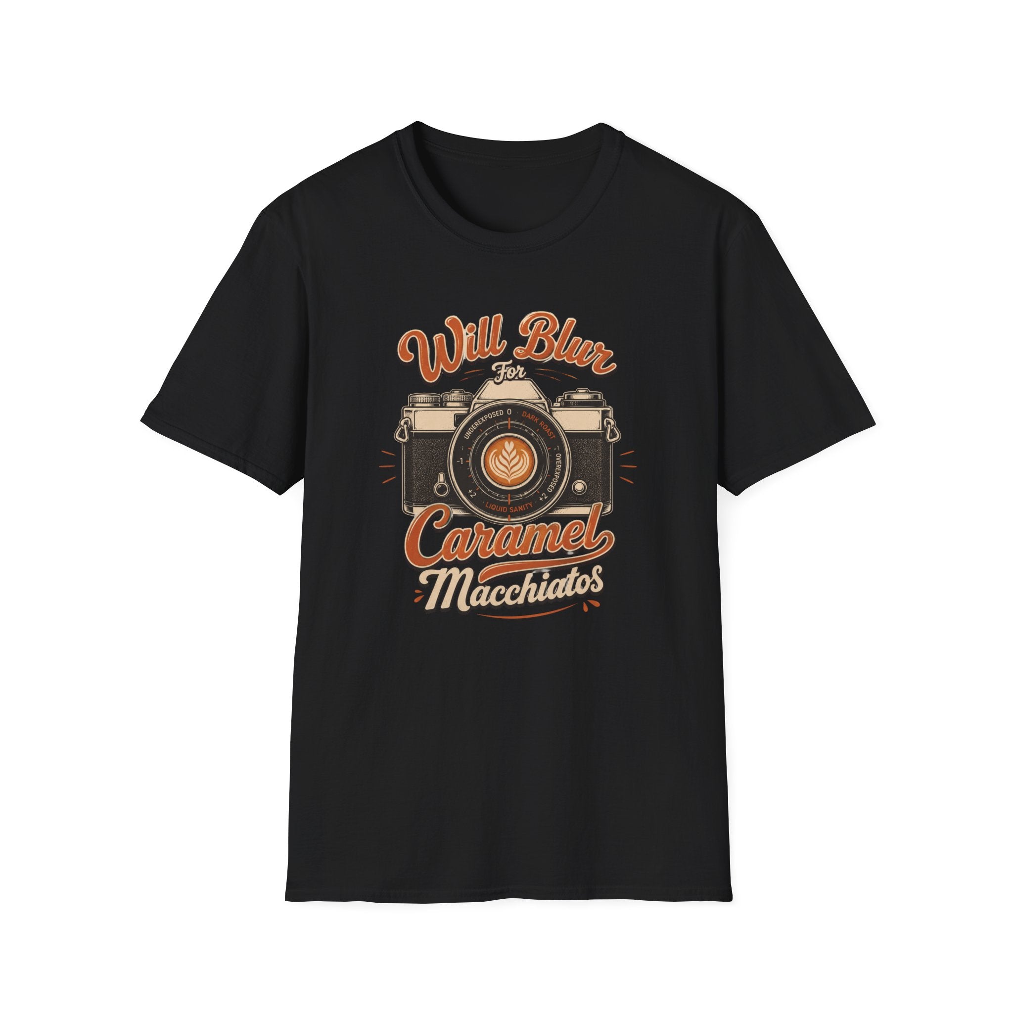 Will Blur For Caramel Macchiatos T-shirt