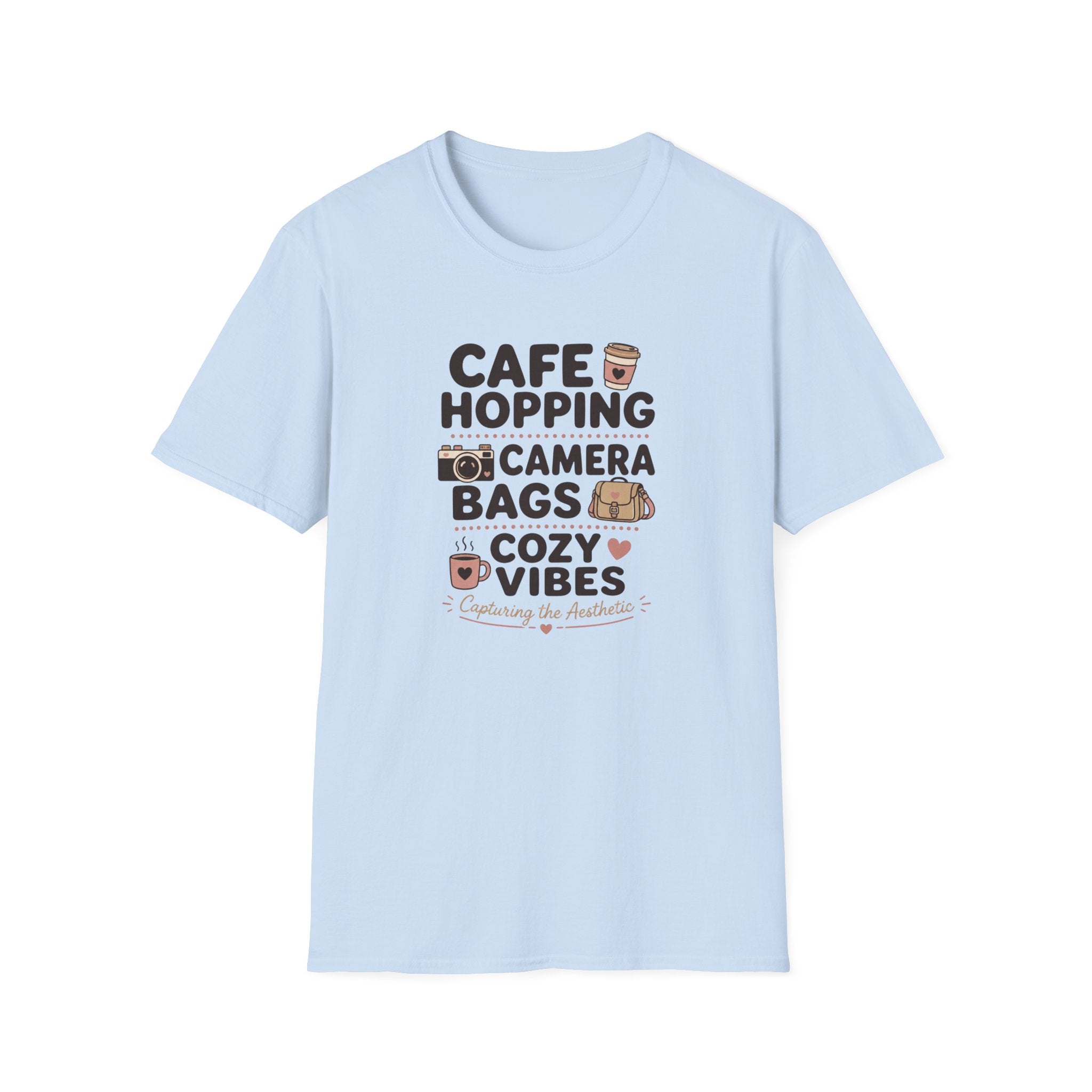 Cafe Hopping and Cozy Vibes T-shirt