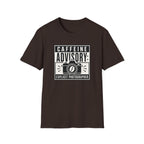 Caffeine Advisory Explicit Photographer T-shirt