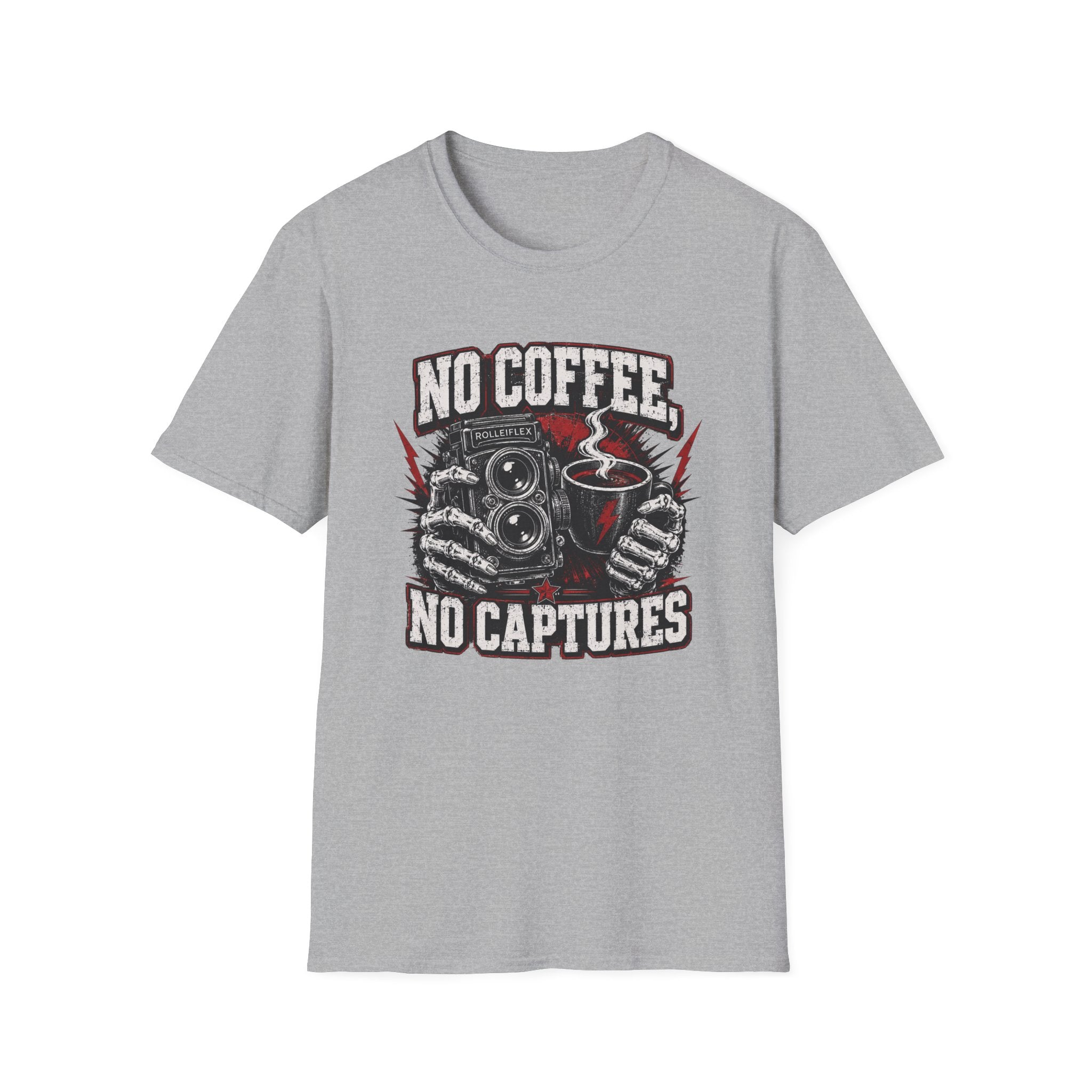 No Coffee, No Captures T-Shirt