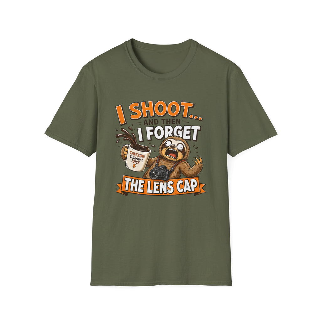 I Shoot & Then Forget the Lens Cap T-Shirt