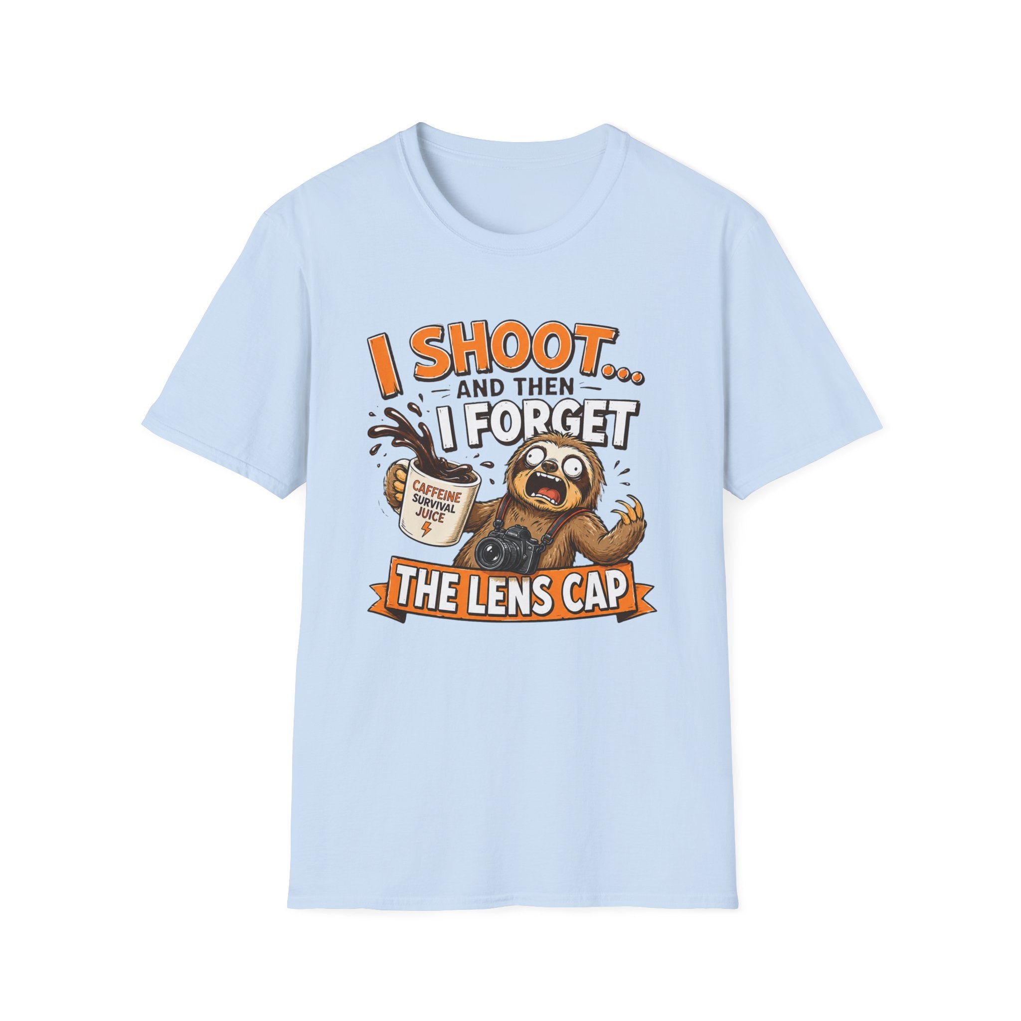 I Shoot & Then Forget the Lens Cap T-Shirt