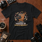 Powered by Coffee & Creativity T-Shirt