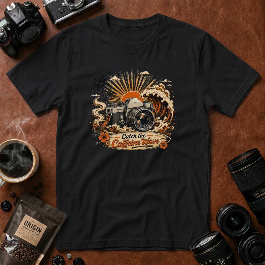 Catch the Caffeine Wave T-shirt