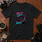 Tokyo Lens & Brew Neon Design T-shirt