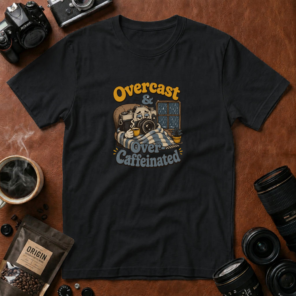 Overcast & Over Caffeinated T-shirt
