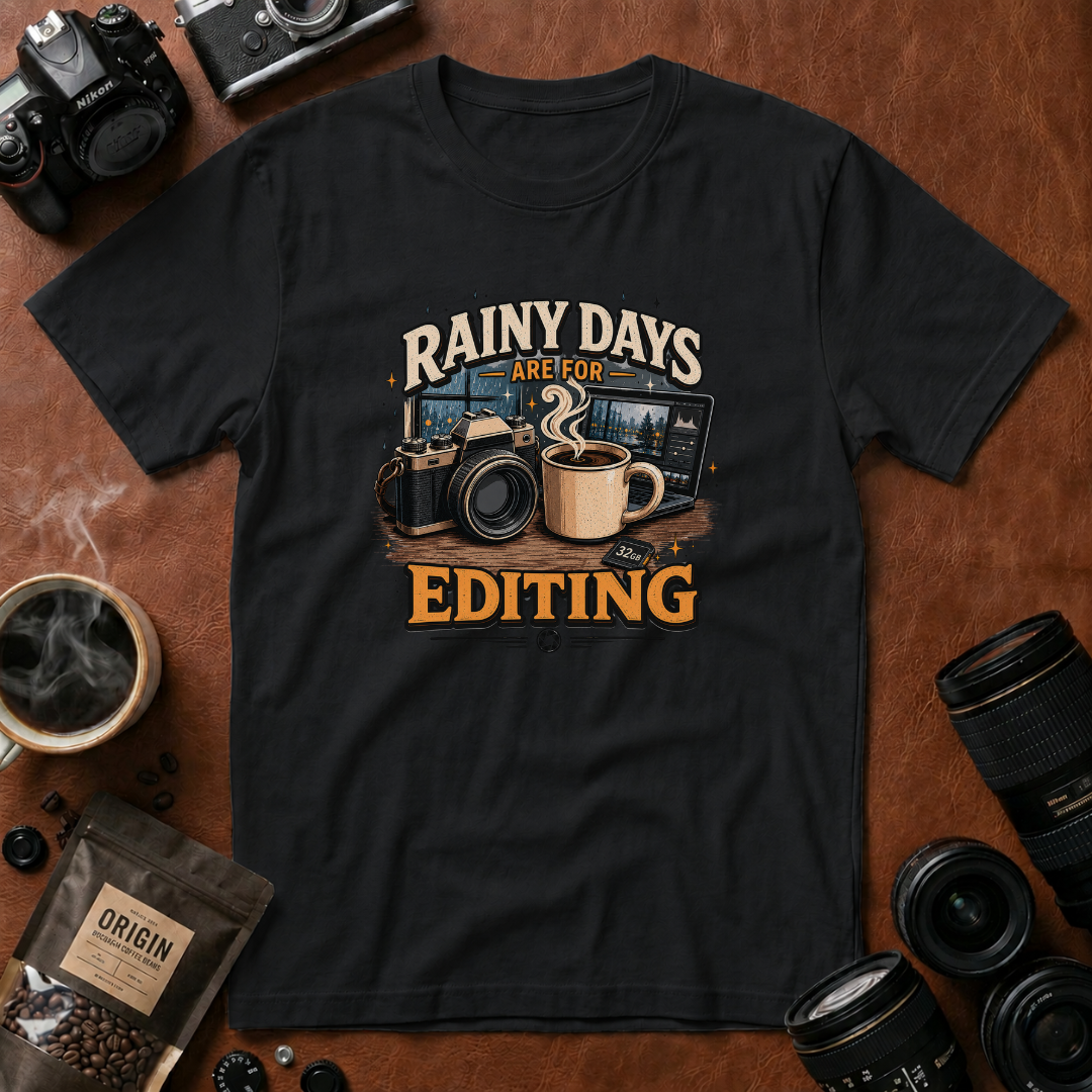 Rainy Days & Editing T-shirt