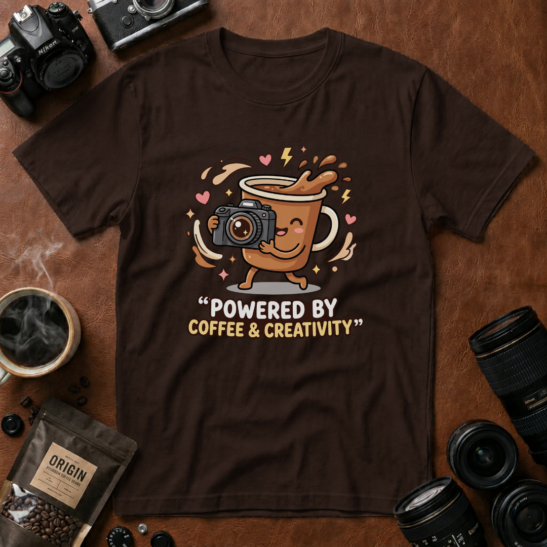 Powered by Coffee & Creativity T-Shirt