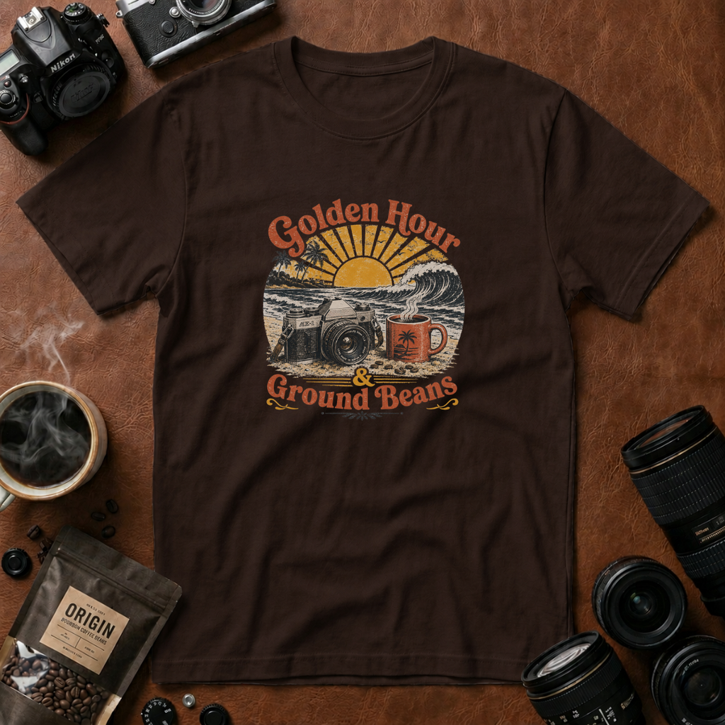 Golden Hour & Ground Beans T-shirt