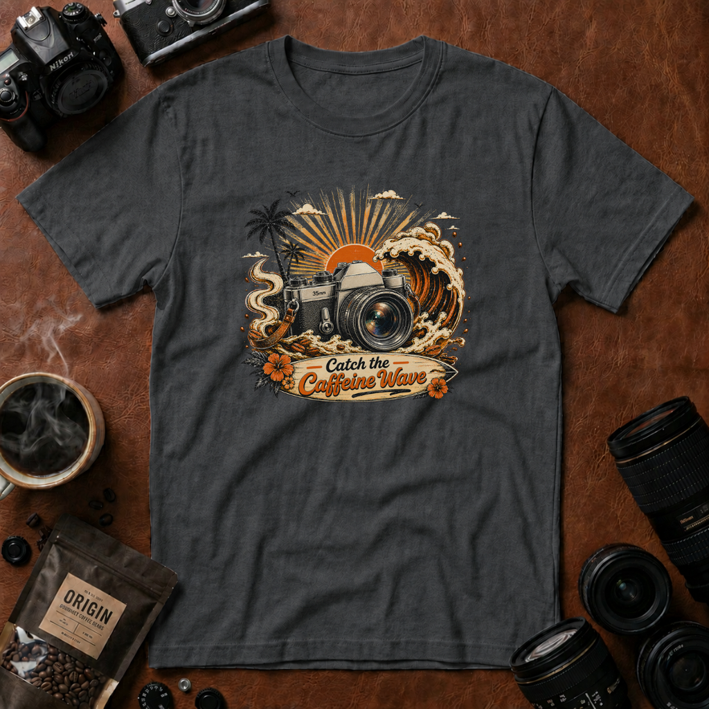 Catch the Caffeine Wave T-shirt