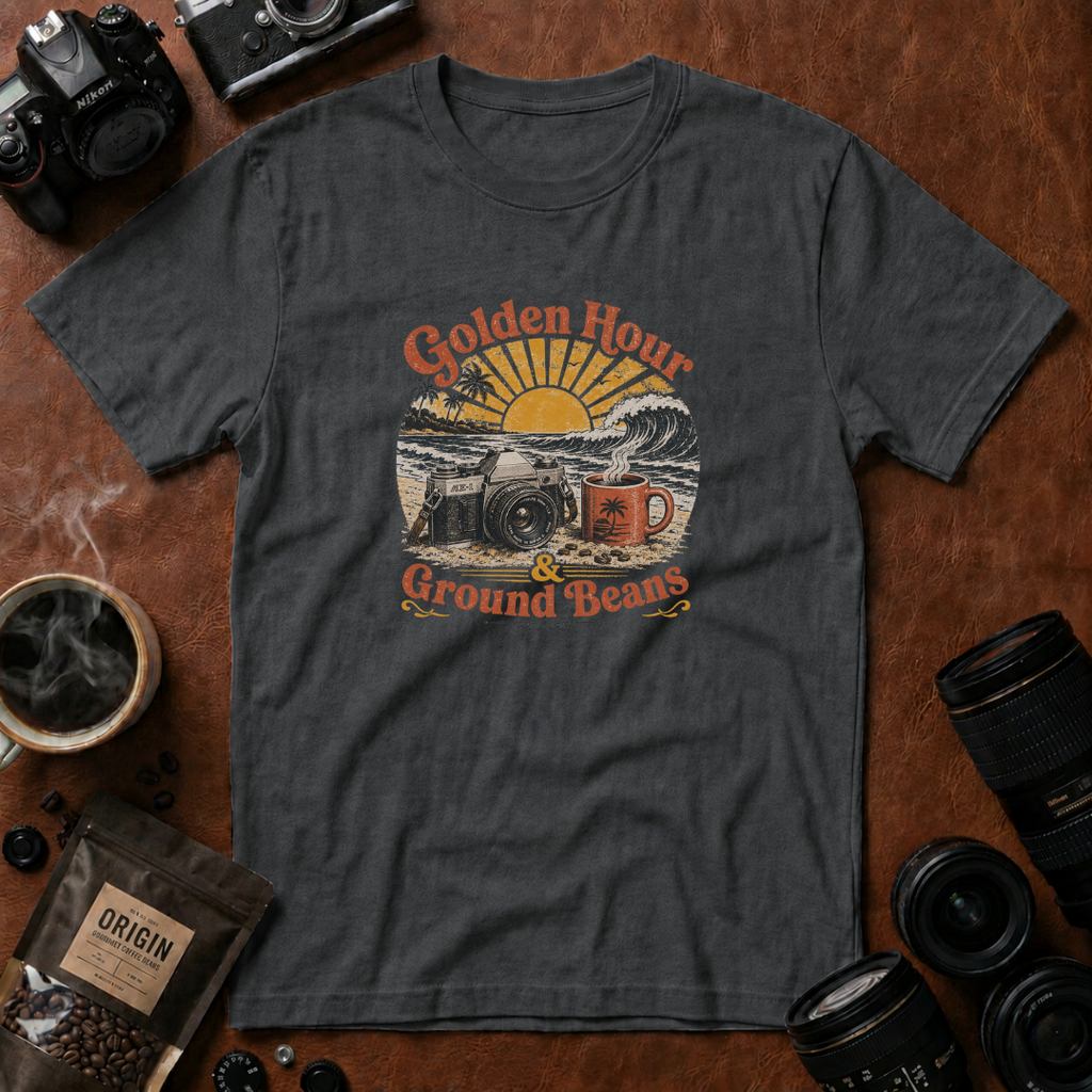 Golden Hour & Ground Beans T-shirt