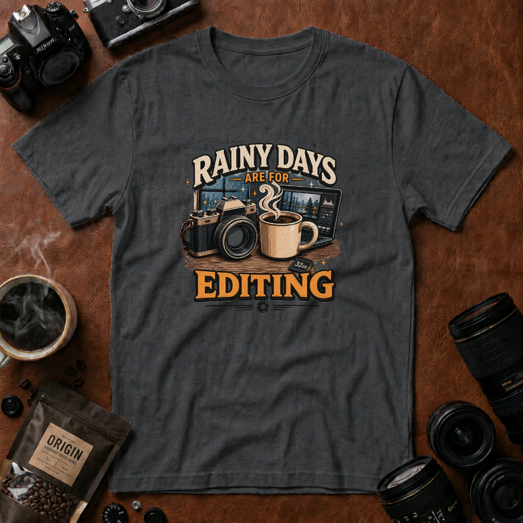 Rainy Days & Editing T-shirt
