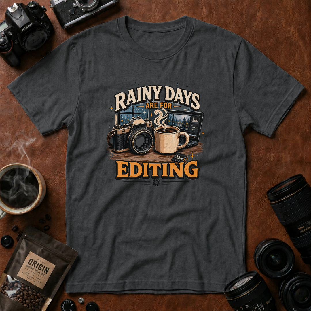 Rainy Days & Editing T-shirt