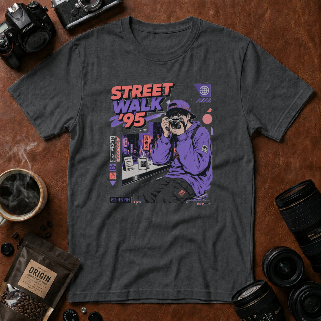 Street Walk Vibes in ’95 T-shirt