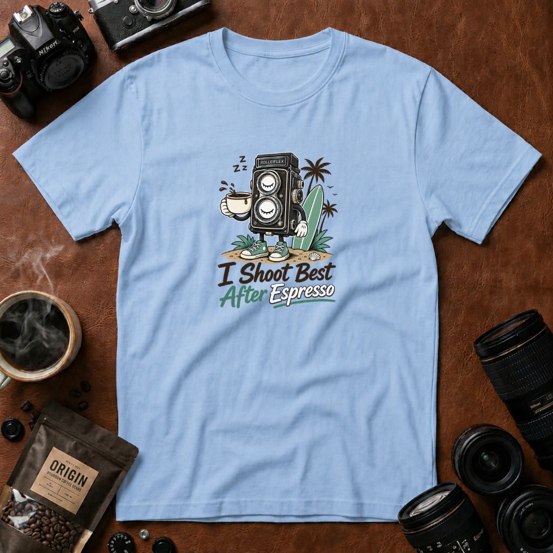 I Shoot Best After Espresso T-shirt