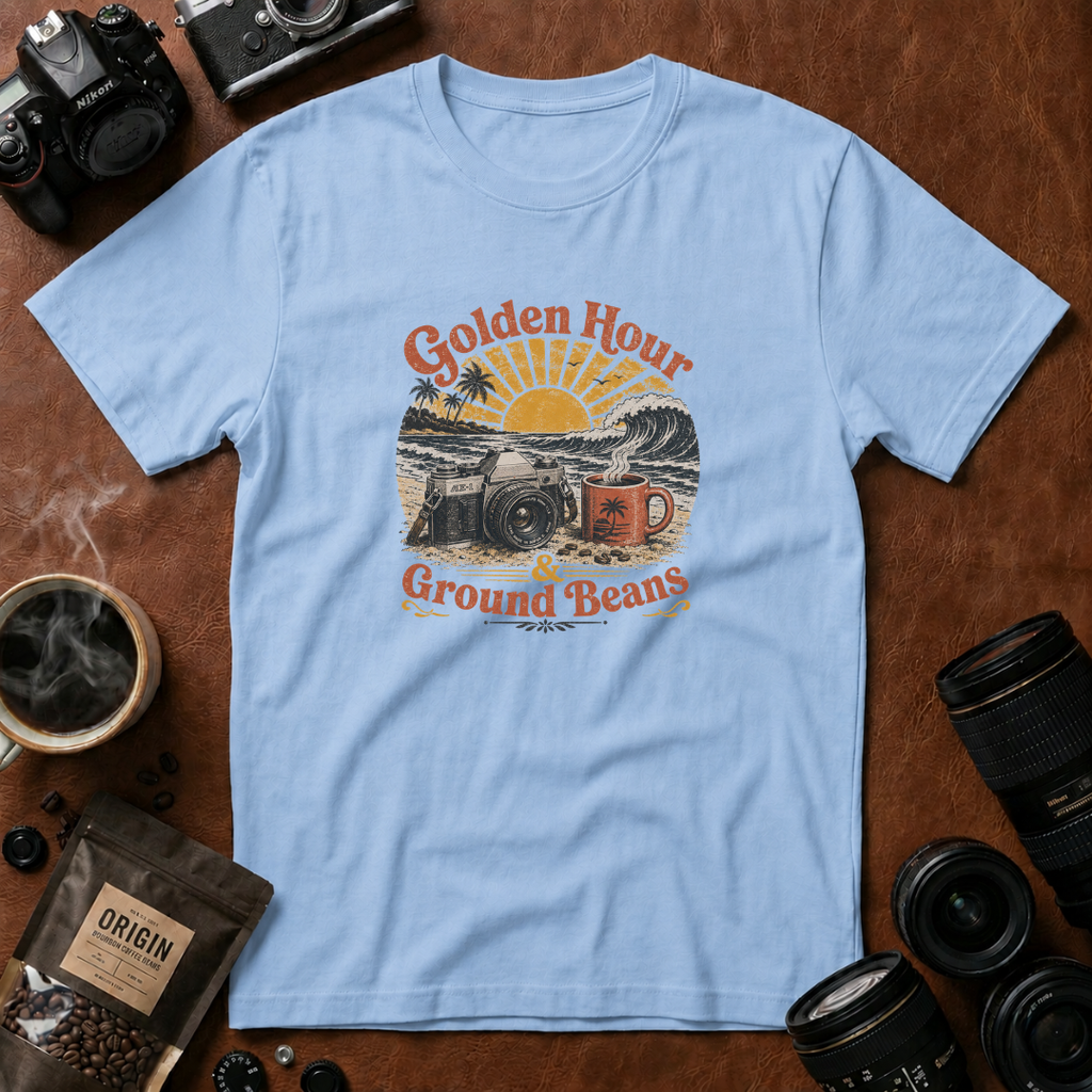 Golden Hour & Ground Beans T-shirt