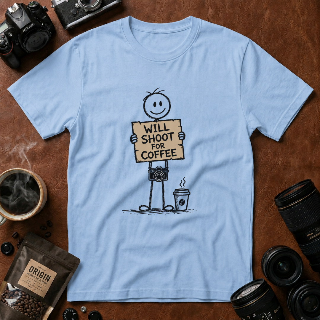 Will Shoot for Coffee 2 T-Shirt