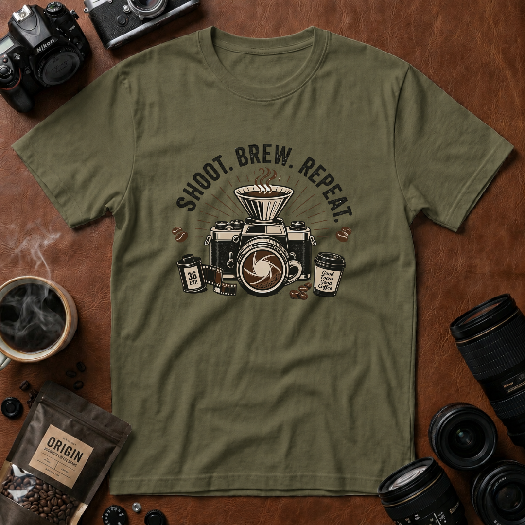 Shoot Brew Repeat T-Shirt