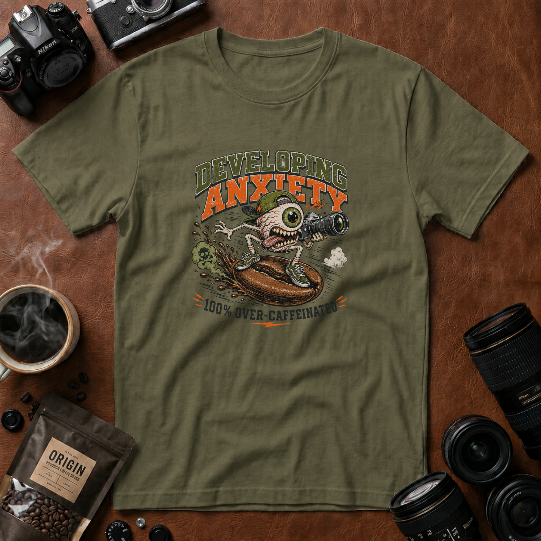 Developing Anxiety Over caffeinated T-shirt