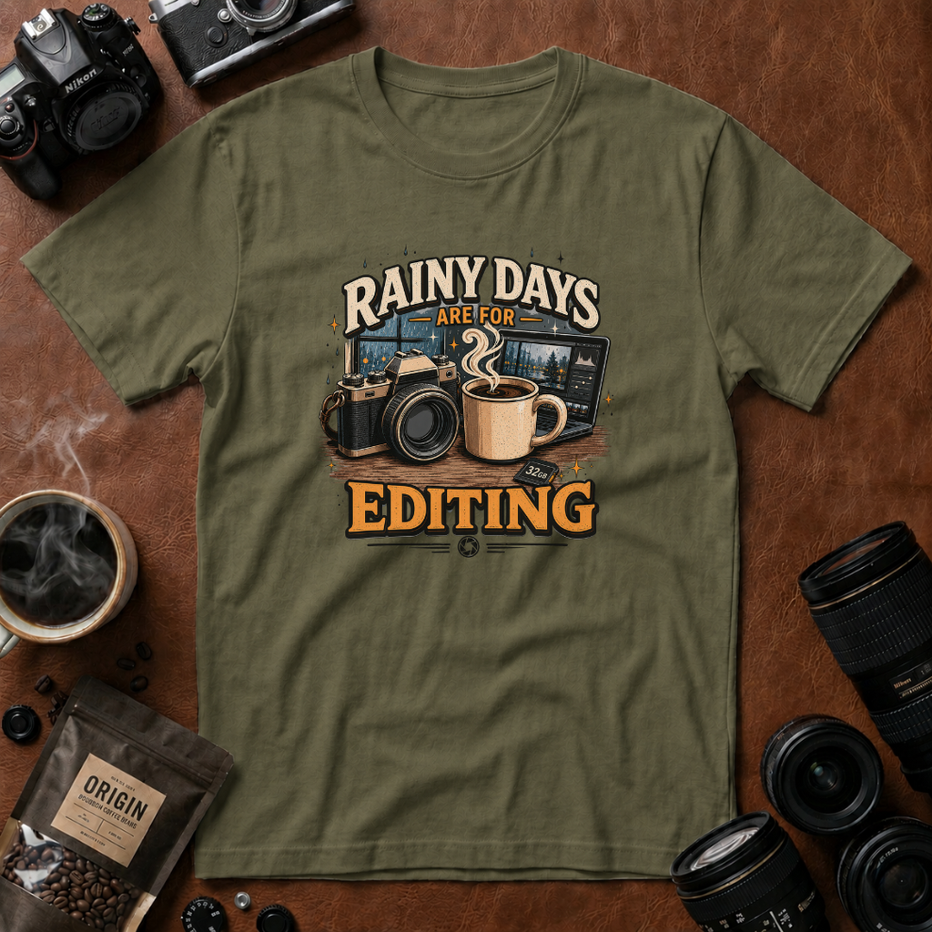 Rainy Days & Editing T-shirt