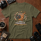 Powered by Coffee & Creativity T-Shirt