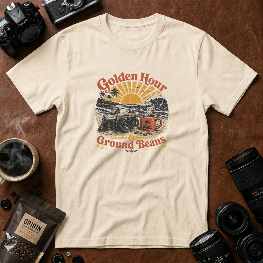 Golden Hour & Ground Beans T-shirt