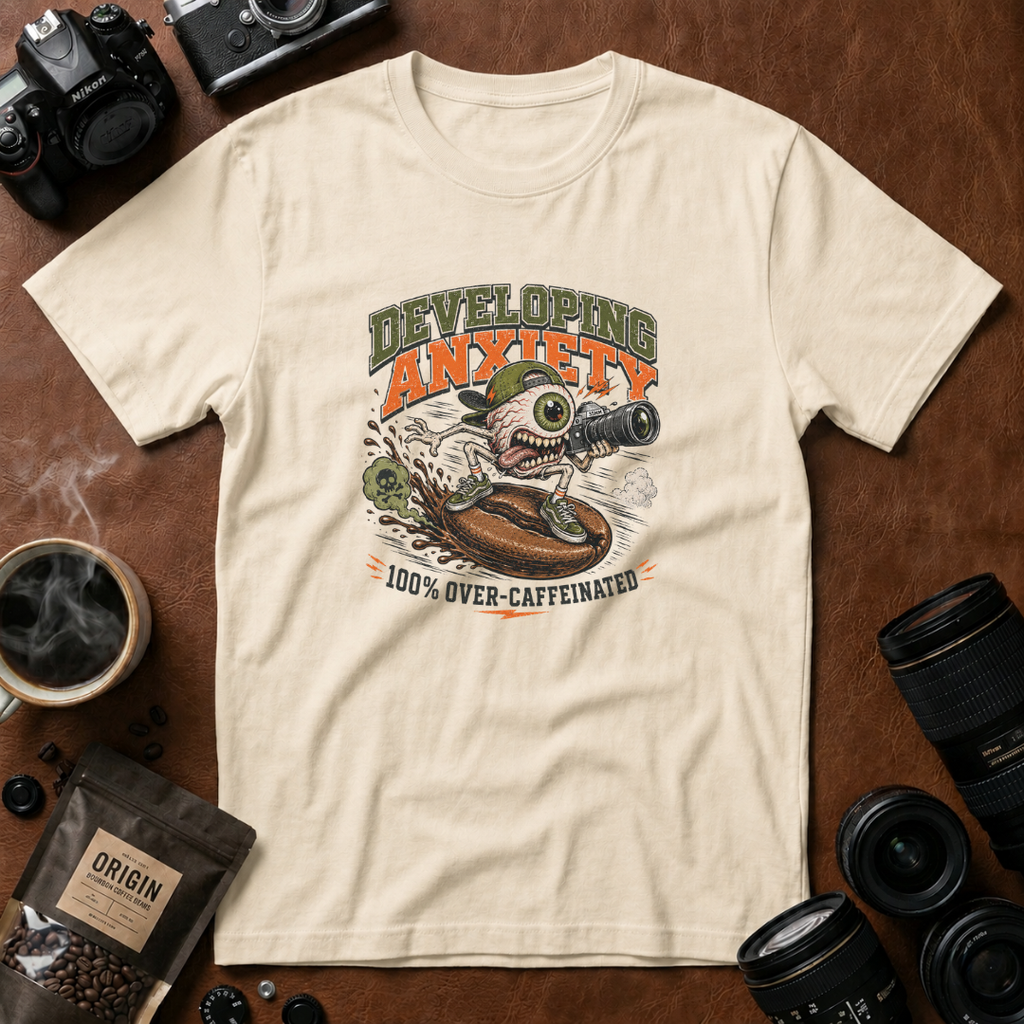 Developing Anxiety Over caffeinated T-shirt