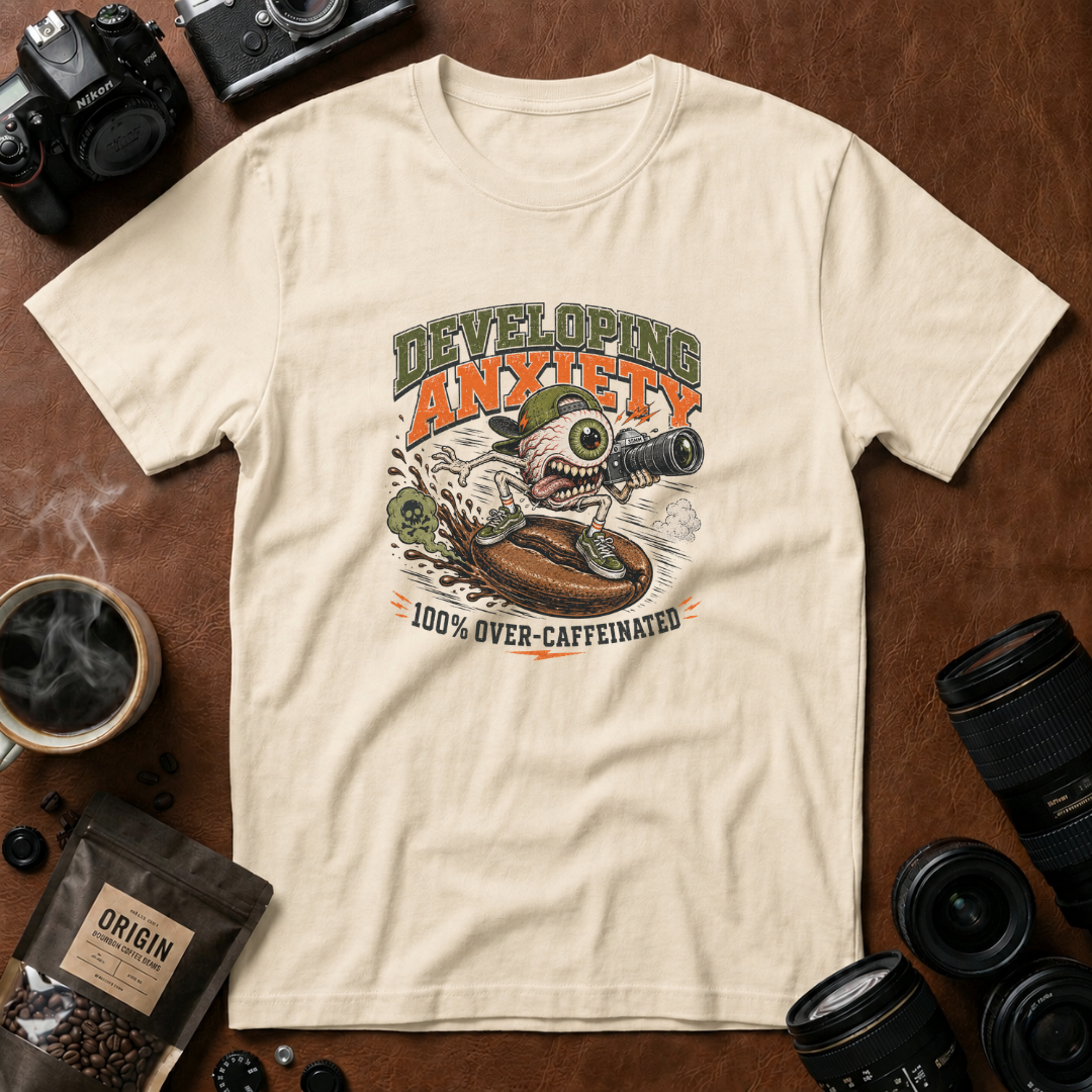 Developing Anxiety Over caffeinated T-shirt