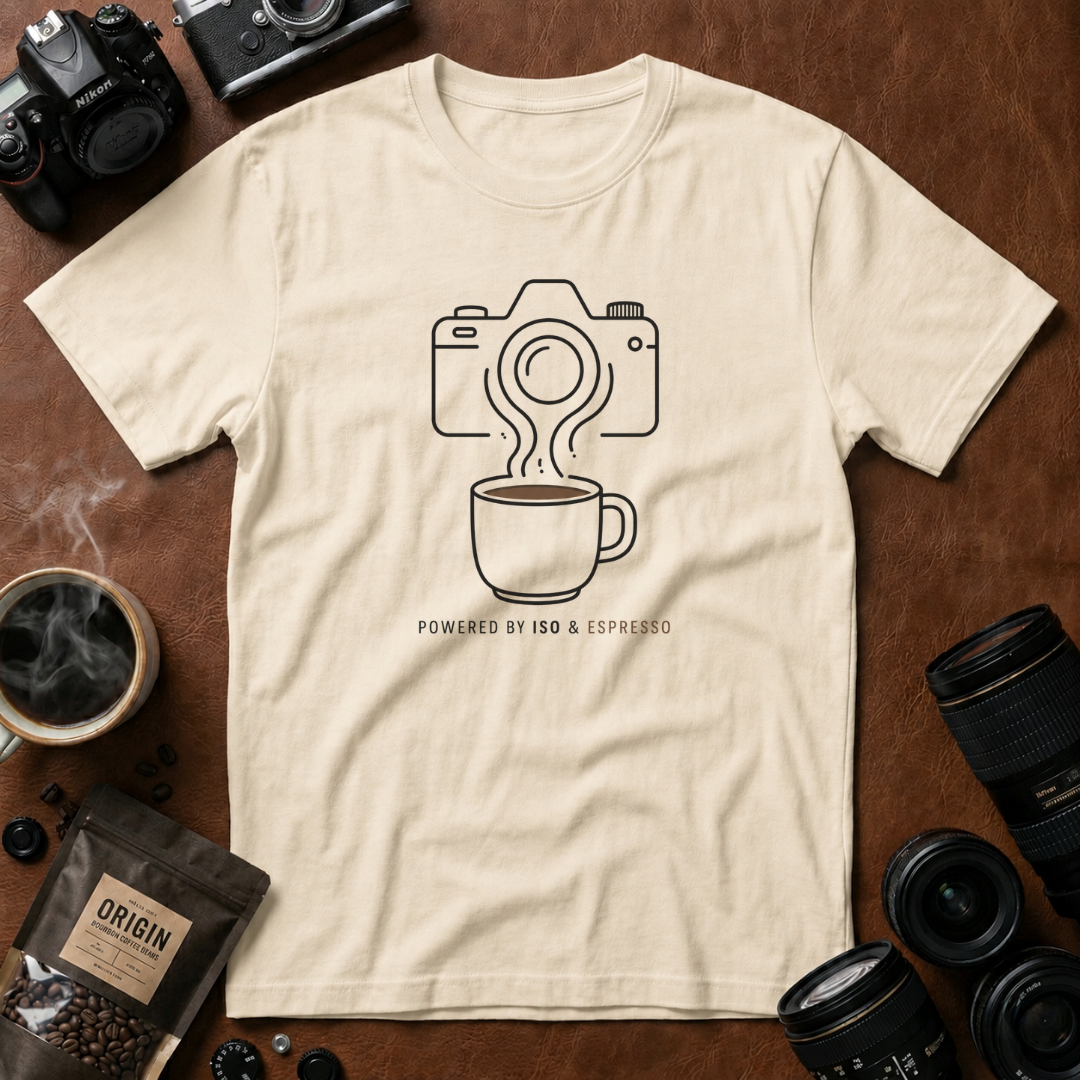 Powered by ISO & Espresso T-Shirt