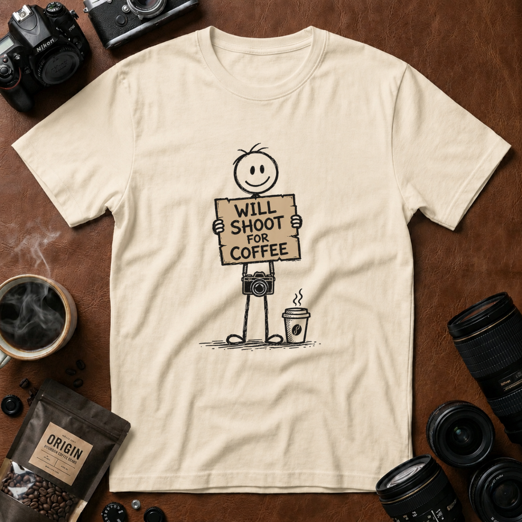 Will Shoot for Coffee 2 T-Shirt