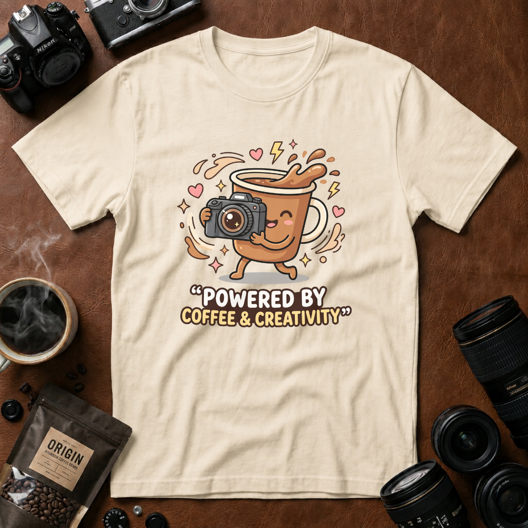 Powered by Coffee & Creativity T-Shirt