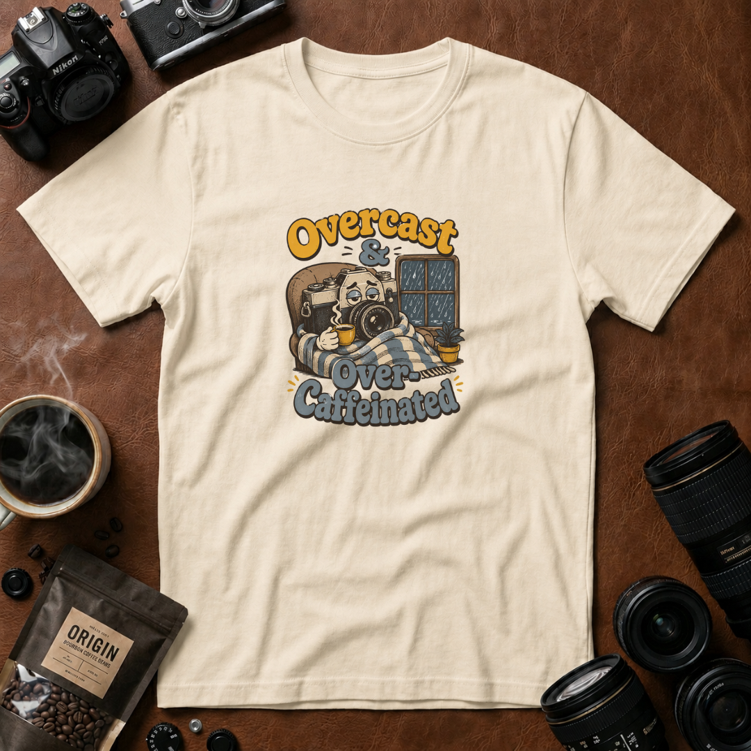 Overcast & Over Caffeinated T-shirt