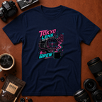 Tokyo Lens & Brew Neon Design T-shirt