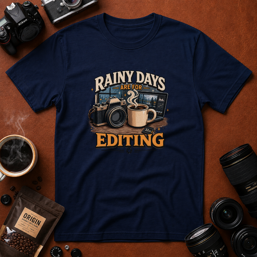 Rainy Days & Editing T-shirt