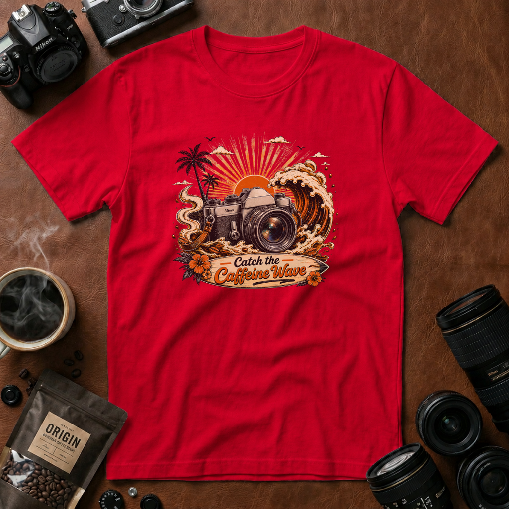 Catch the Caffeine Wave T-shirt