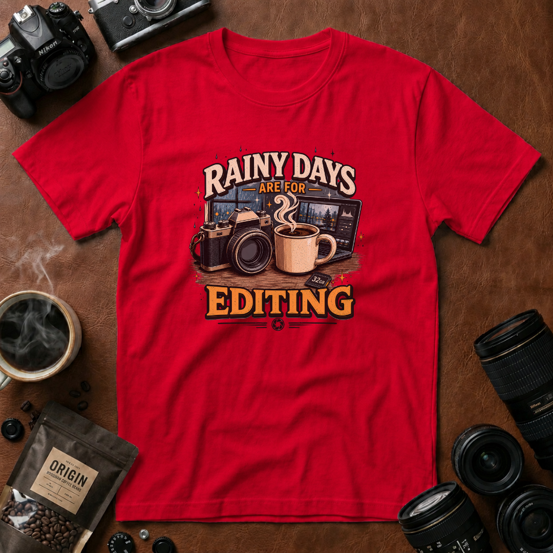 Rainy Days & Editing T-shirt