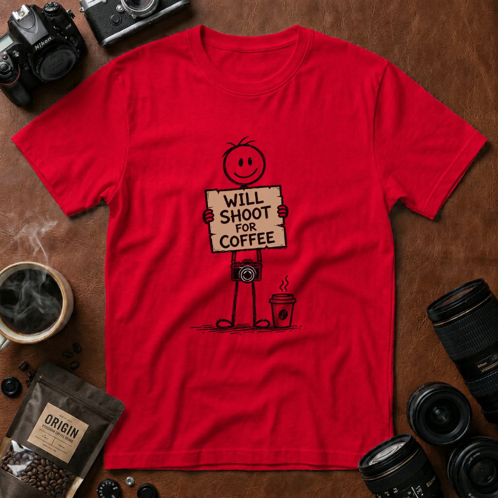 Will Shoot for Coffee 2 T-Shirt