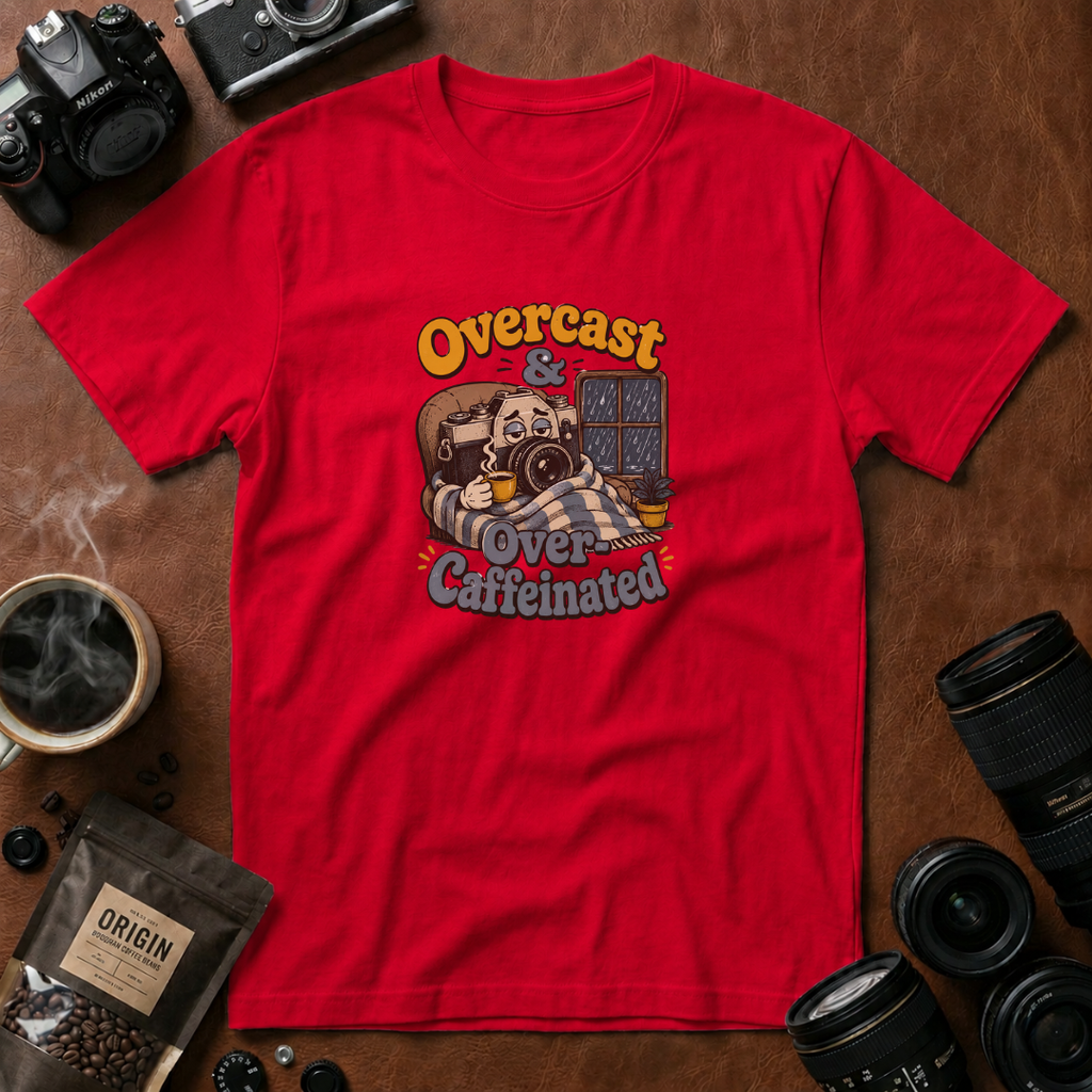 Overcast & Over Caffeinated T-shirt