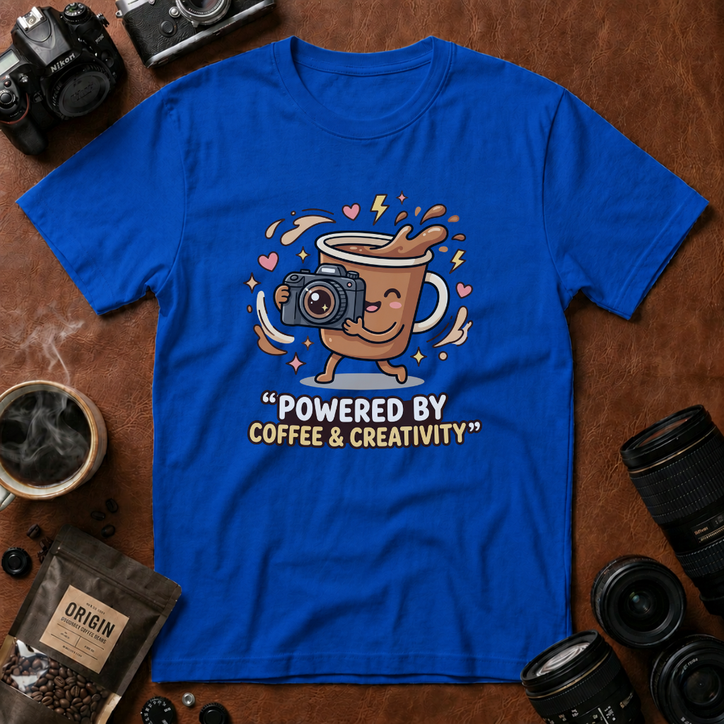 Powered by Coffee & Creativity T-Shirt