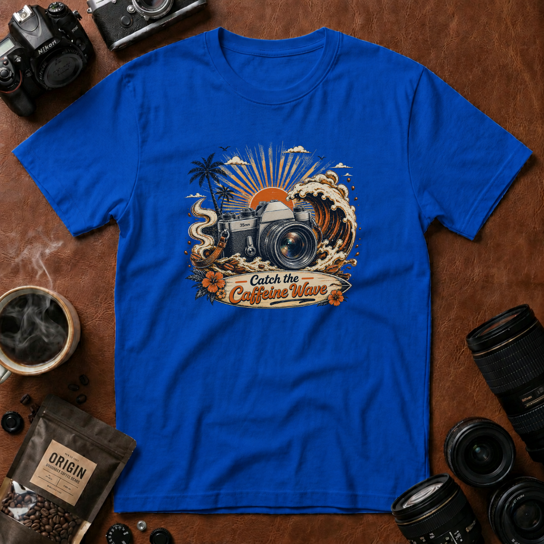Catch the Caffeine Wave T-shirt