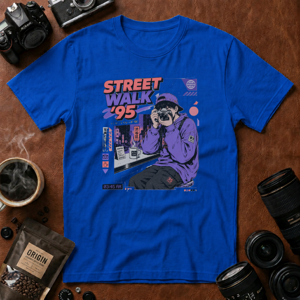 Street Walk Vibes in ’95 T-shirt