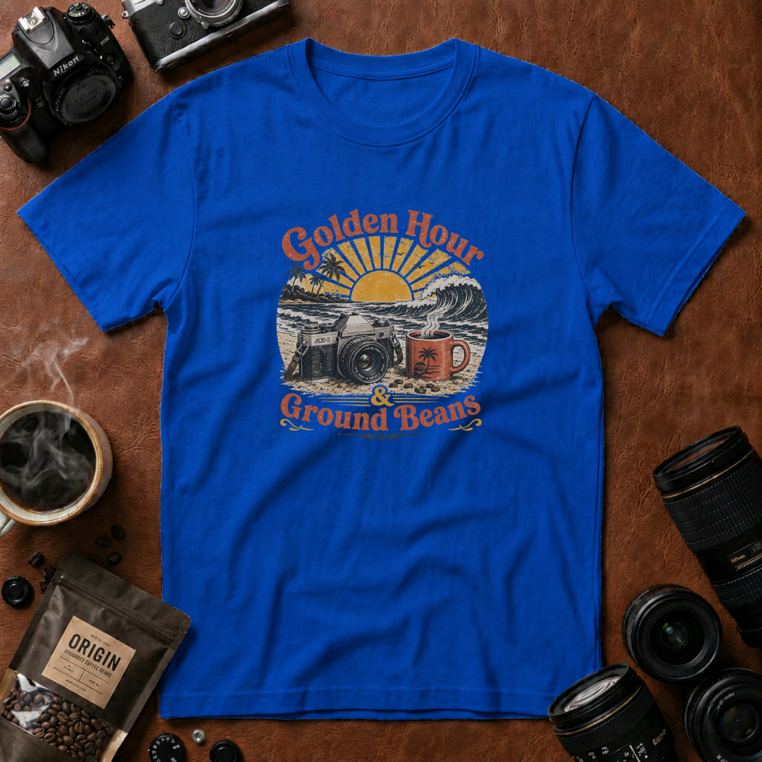 Golden Hour & Ground Beans T-shirt