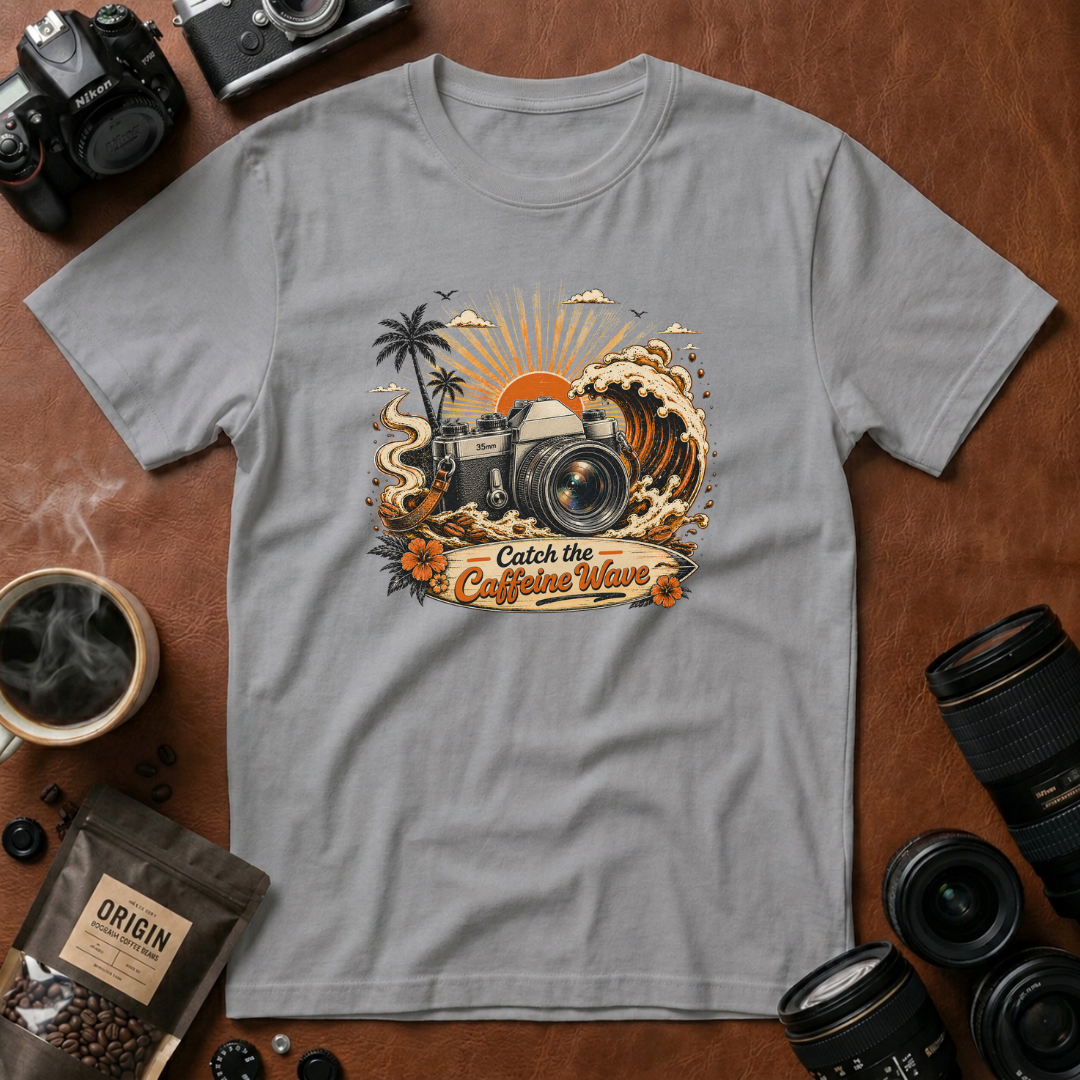 Catch the Caffeine Wave T-shirt